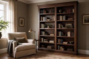 Mueble librería clásico: claves para integrarlo y organizarlo con elegancia